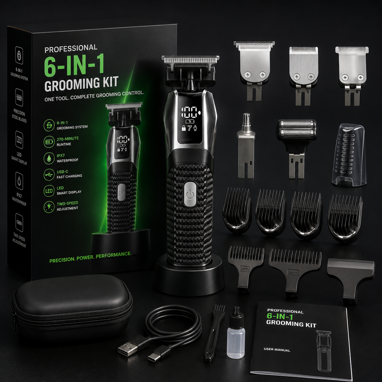 VXPROZ Ultimate Men's Trimmer Kit